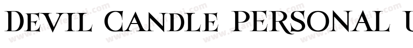 Devil Candle PERSONAL USE Regula字体转换